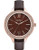 Caravelle New York By Bulova Brown Ladies Watch 44L124