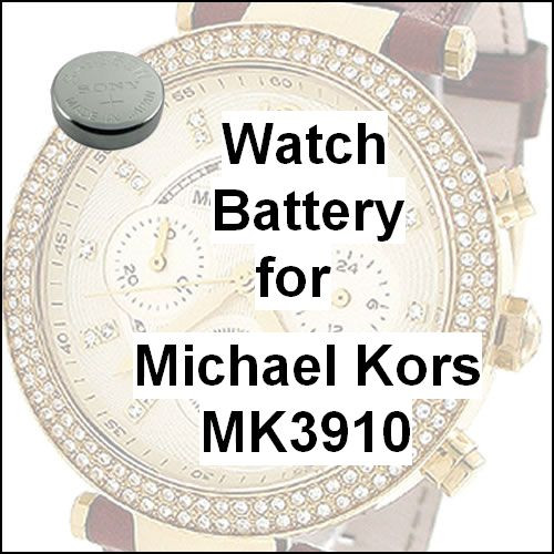 Watch Battery for Michael Kors MK3910 