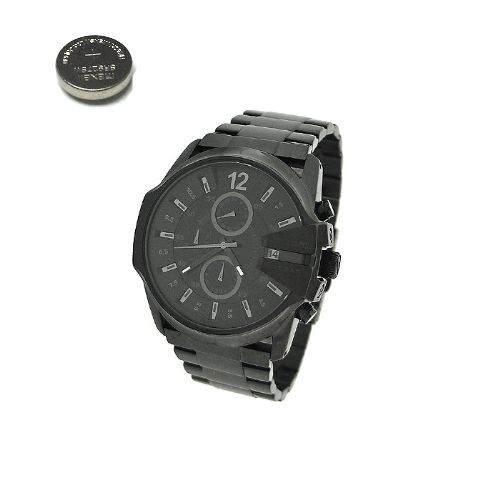 Diesel Chronograph MS9 Chrono Mens Watch (DZ4537) Black | WatchShop.com™