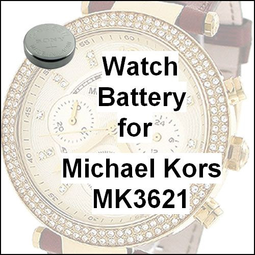 Watch Battery for Michael Kors MK3621