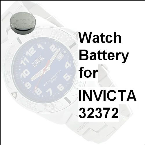 Watch Battery for Invicta Model 32372