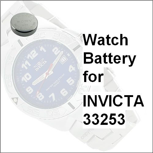 Watch Battery for Invicta Model 33253