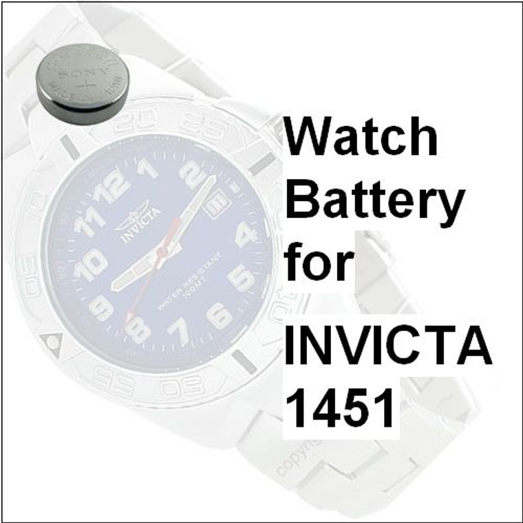 Watch Battery for Invicta Model 1451