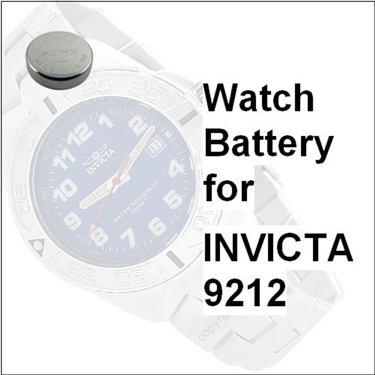 Watch Battery for Invicta Model 9212