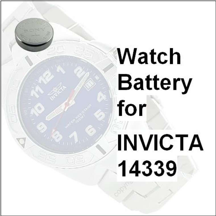Watch Battery for Invicta Model 14339