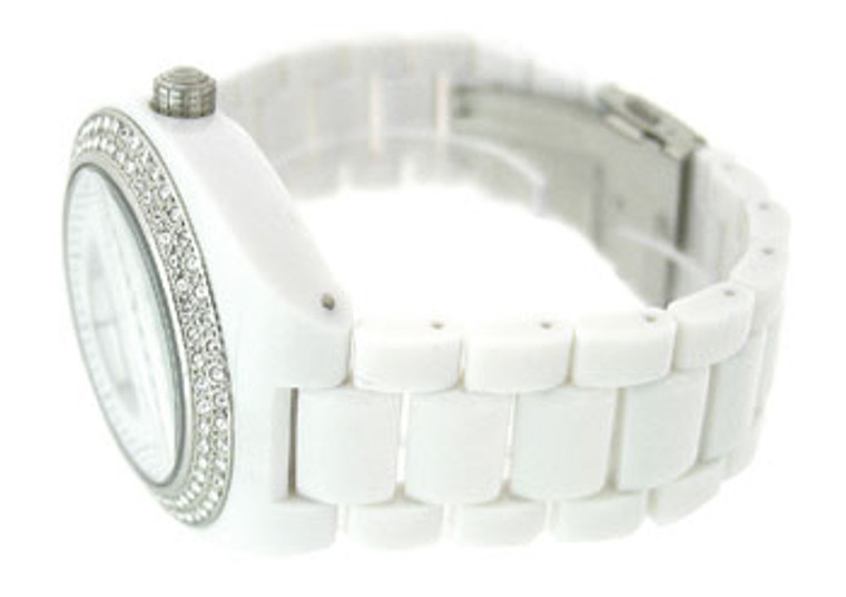 DKNY Mother-Of-Pearl Crystal 50M Ladies Watch NY8095