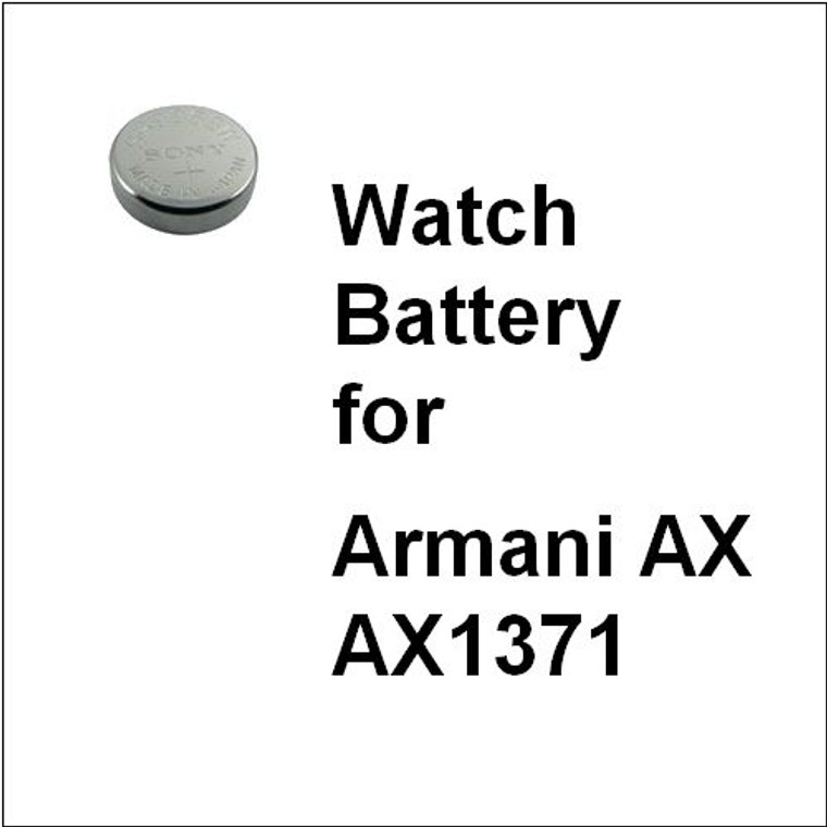 Watch Battery for Armani Exchange AX1371 Big Apple Watch