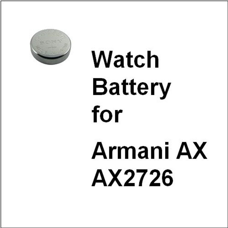 Watch Battery for Armani Exchange AX2726 - Big Apple Watch