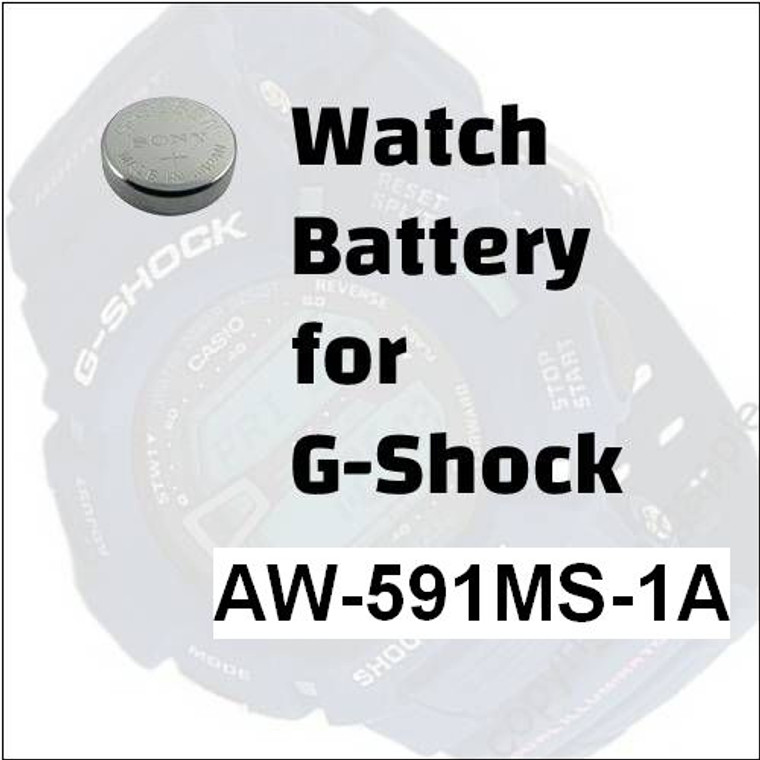 Watch Battery for G-Shock AW-591MS-1A