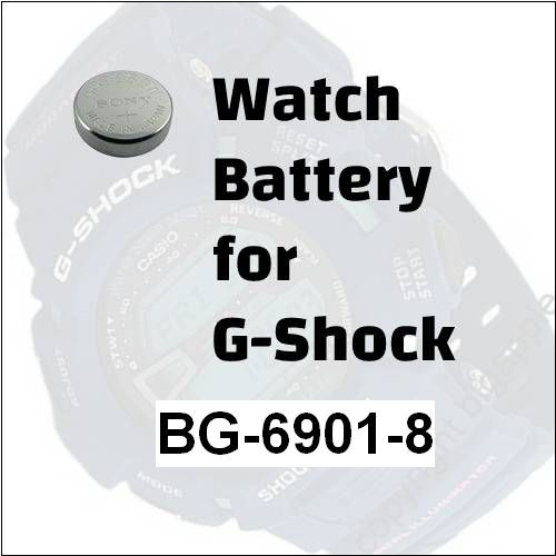 Watch Battery for G-Shock BG-6901-8