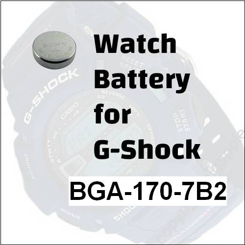 Watch Battery for G-Shock BGA-170-7B2