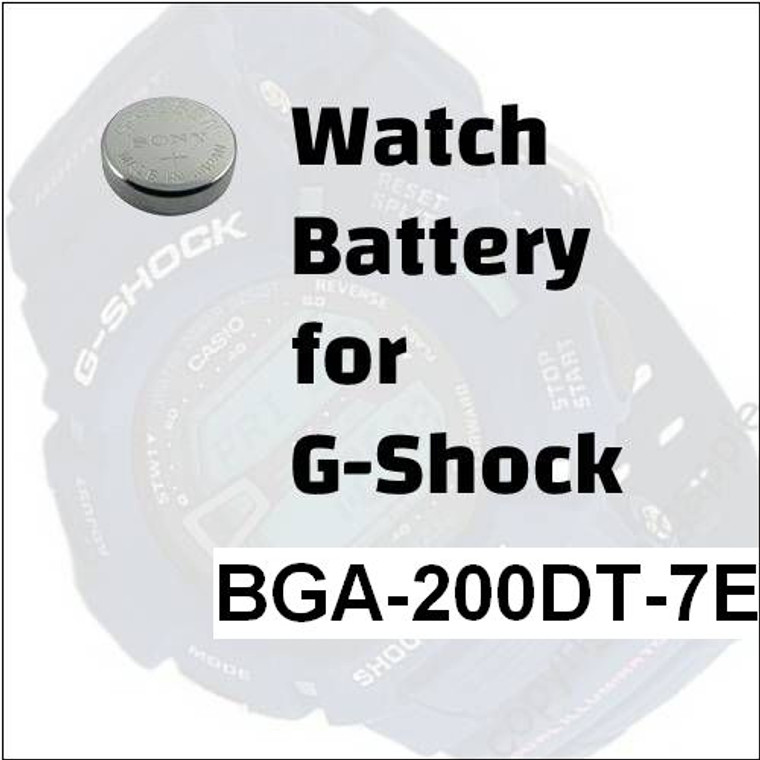 Watch Battery for G-Shock BGA-200DT-7E