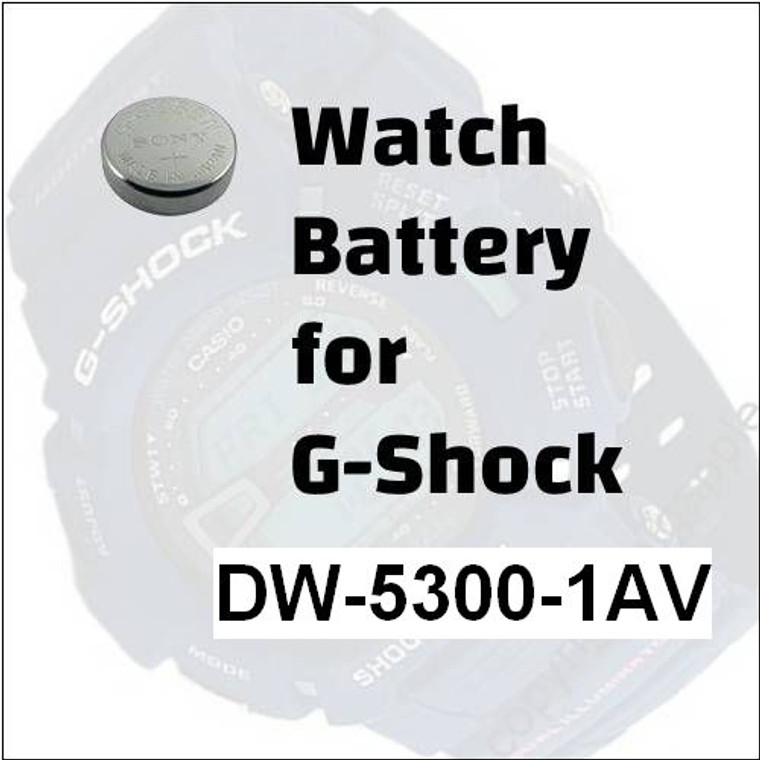 Watch Battery for G-Shock DW-5300-1AV