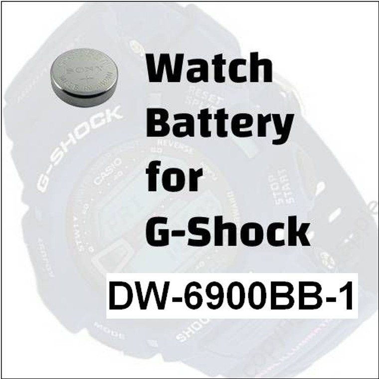 Watch Battery for G-Shock DW-6900BB-1