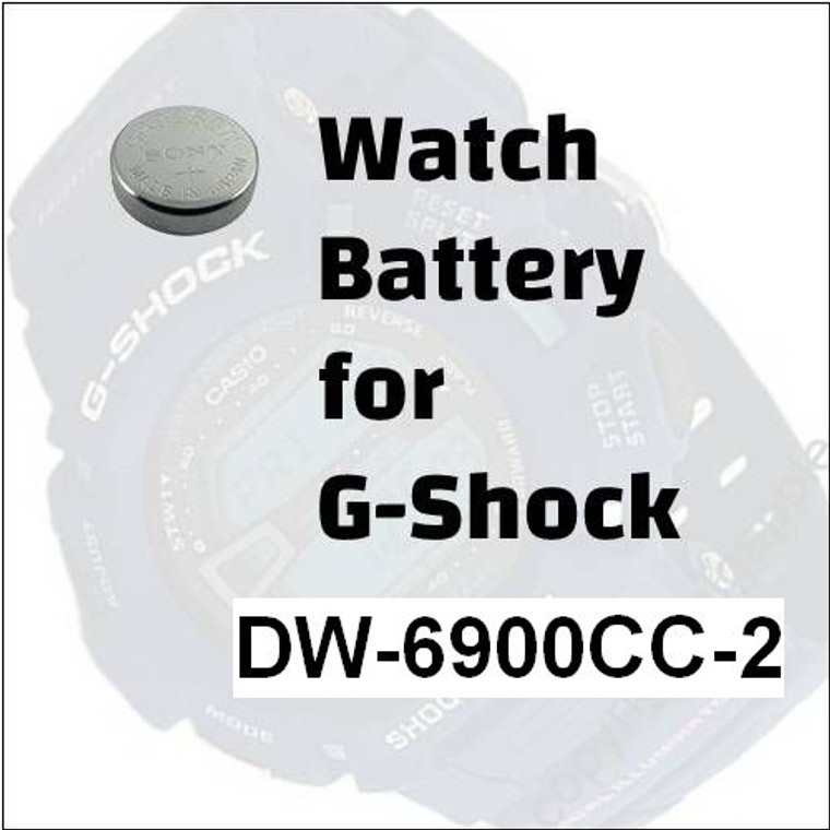 Watch Battery for G-Shock DW-6900CC-2