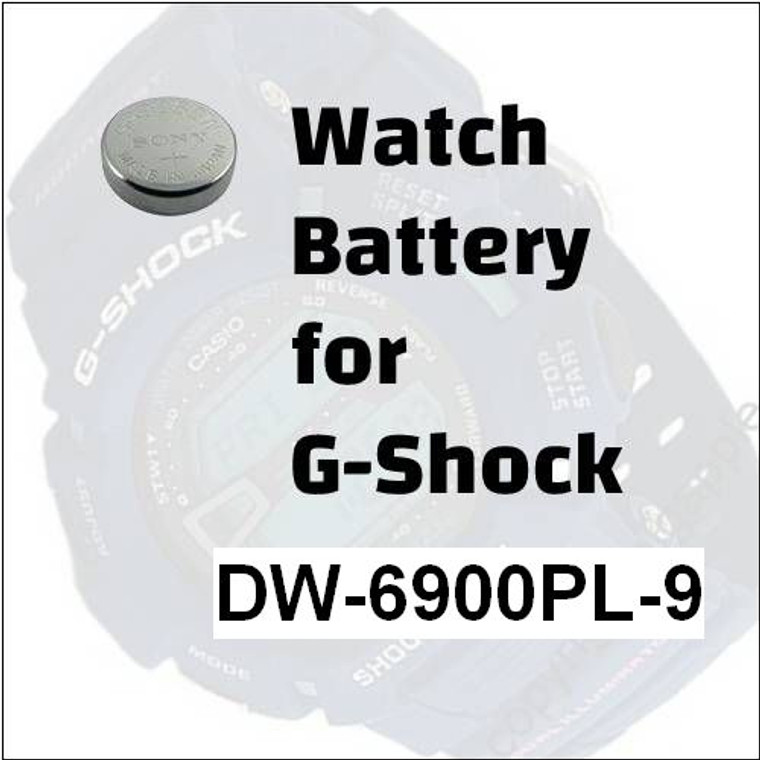 Watch Battery for G-Shock DW-6900PL-9