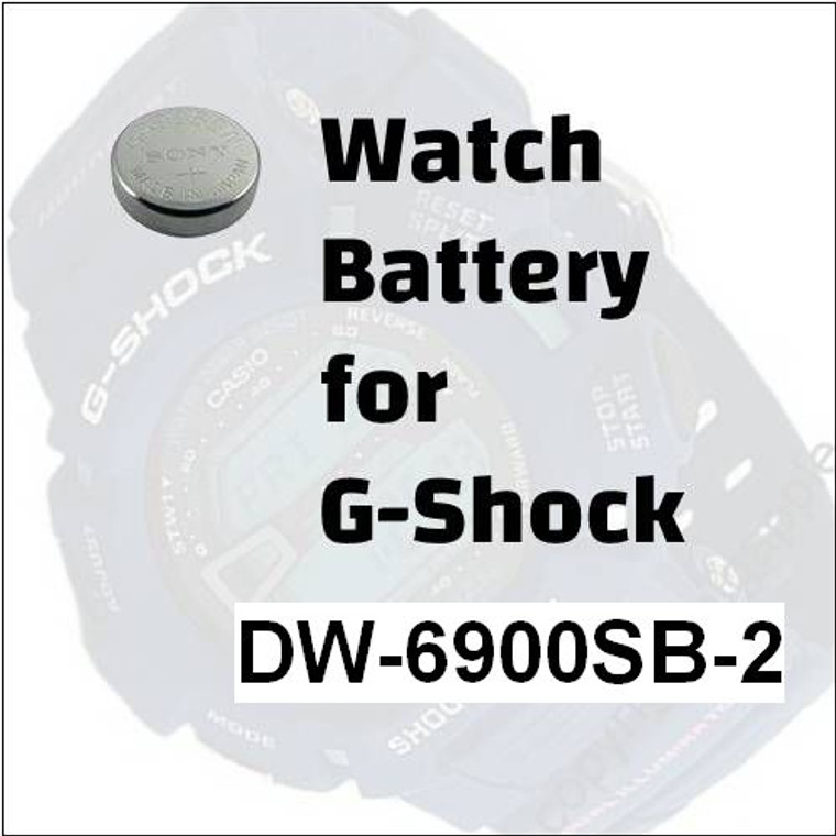 Watch Battery for G-Shock DW-6900SB-2