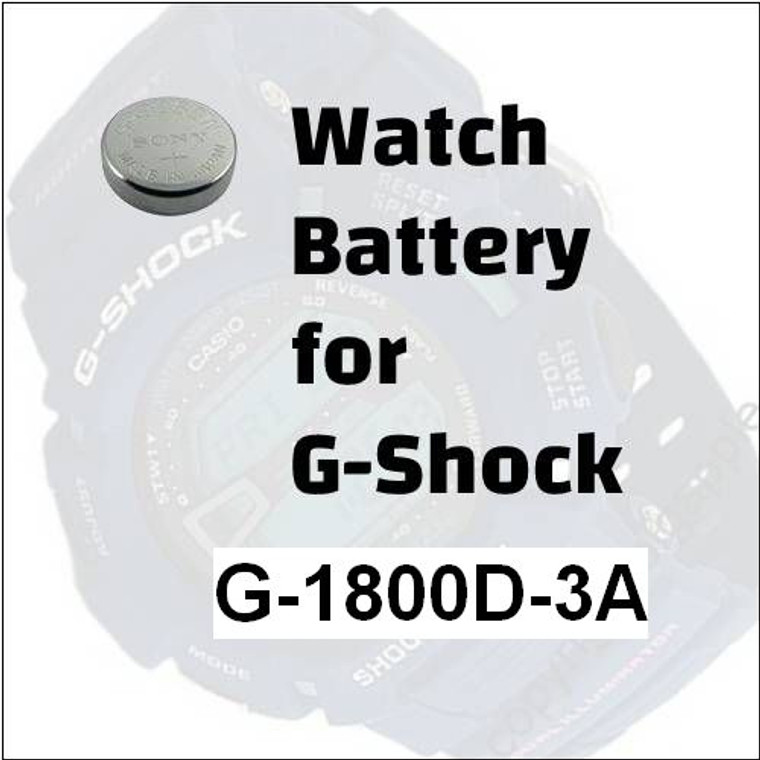 Watch Battery for G-Shock G-1800D-3A