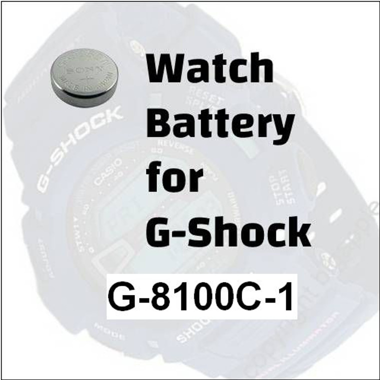 Watch Battery for G-Shock G-8100C-1