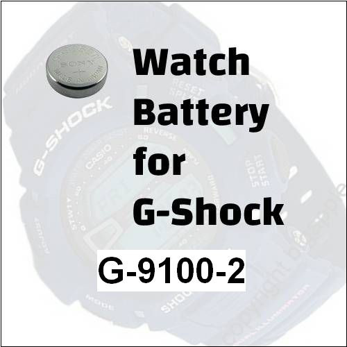 Watch Battery for G-Shock G-9100-2
