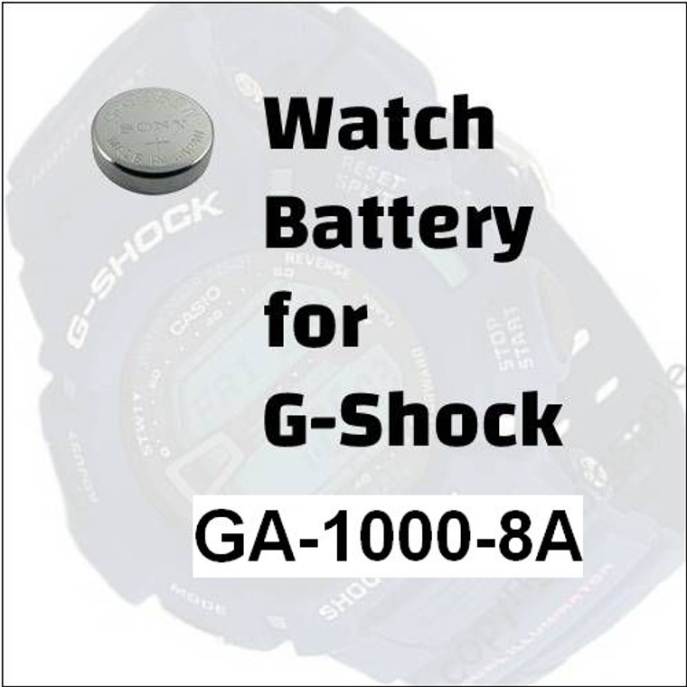 G shock hot sale ga 1000 battery