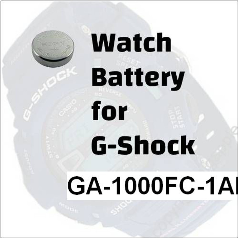 Watch Battery for G-Shock GA-1000FC-1AER