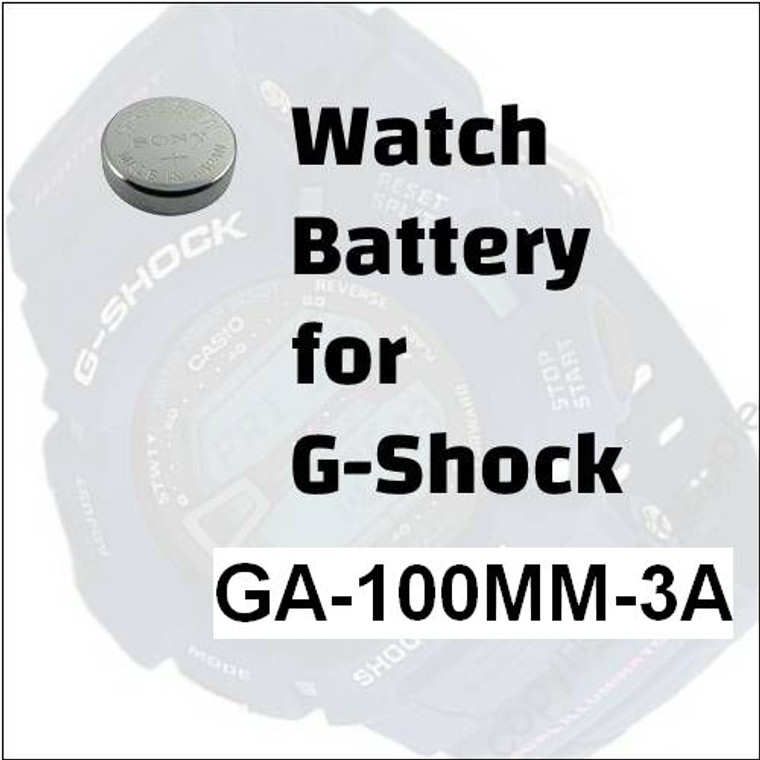 Watch Battery for G-Shock GA-100MM-3A