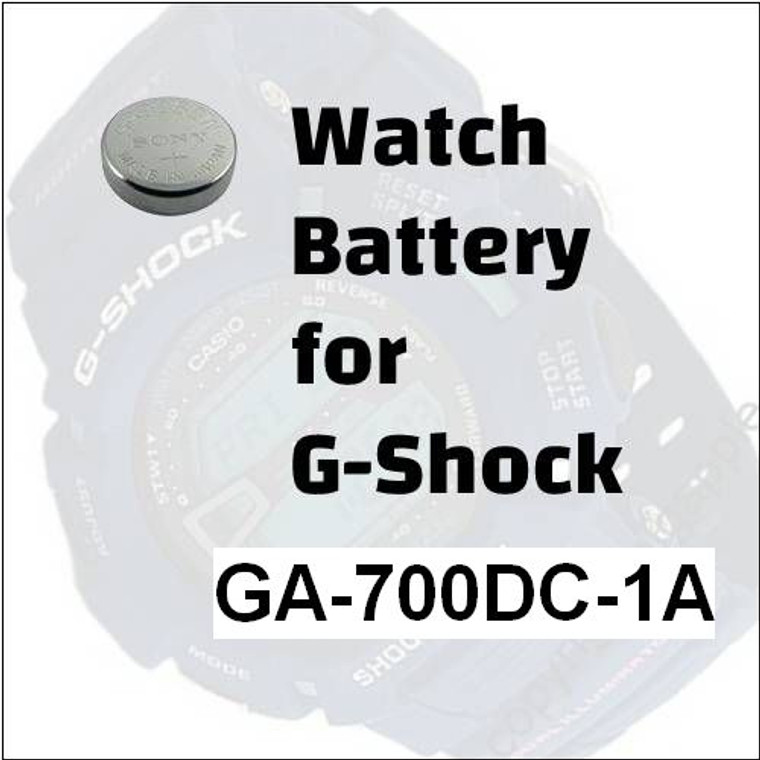 Watch Battery for G-Shock GA-700DC-1A