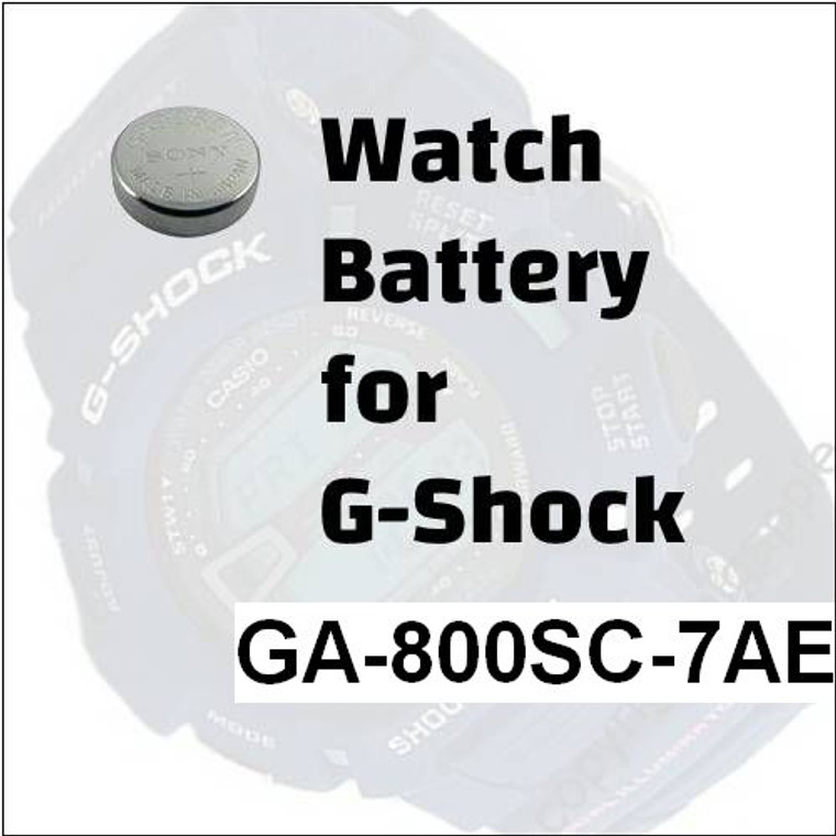 Watch Battery for G-Shock GA-800SC-7AER