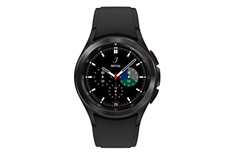 SAMSUNG Galaxy Watch 4 Classic 42mm Smartwatch with ECG Monitor Tracker for Health Fitness Running Sleep Cycles GPS Fall Detection Bluetooth US Version, Black