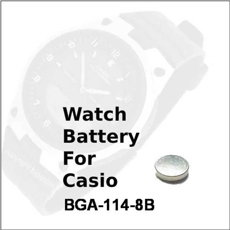 Watch Battery for Casio BGA-114-8B