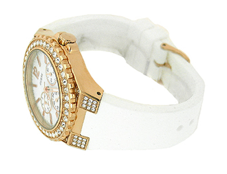 Guess Multi-Function Silicone 100M Ladies Watch U16529L1