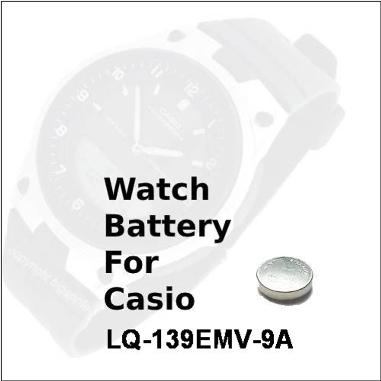 Watch Battery for Casio LQ-139EMV-9A