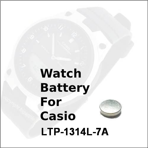 Watch Battery for Casio LTP-1314L-7A