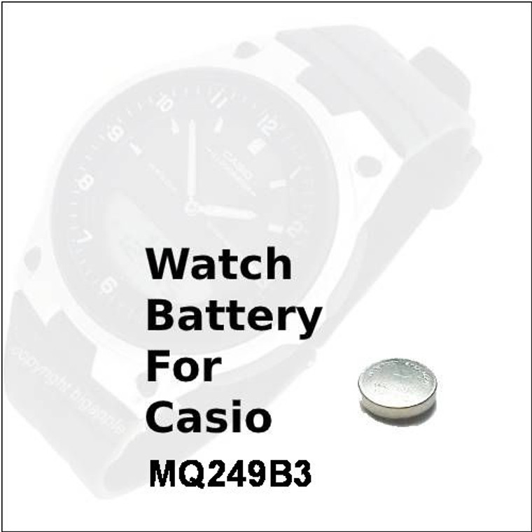 Watch Battery for Casio MQ249B3
