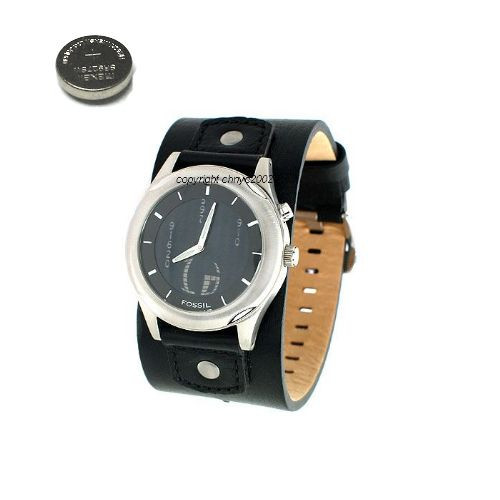 【Fossil】レア Big tic JR-8621 稼働品 Fossil JR8621 Big Tic Watch Leather Strap Rare for sale