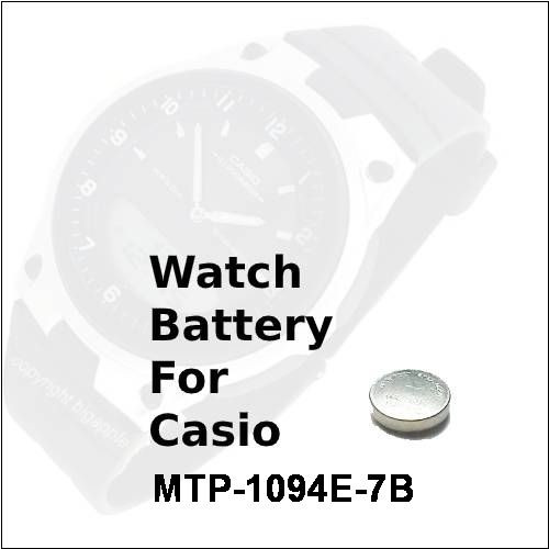 Watch Battery for Casio MTP-1094E-7B