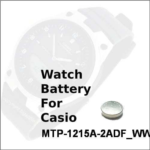 Watch Battery for Casio MTP-1215A-2ADF_WW