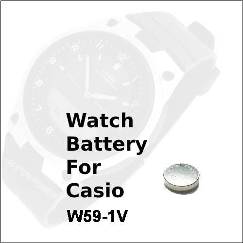 Watch Battery for Casio W59-1V