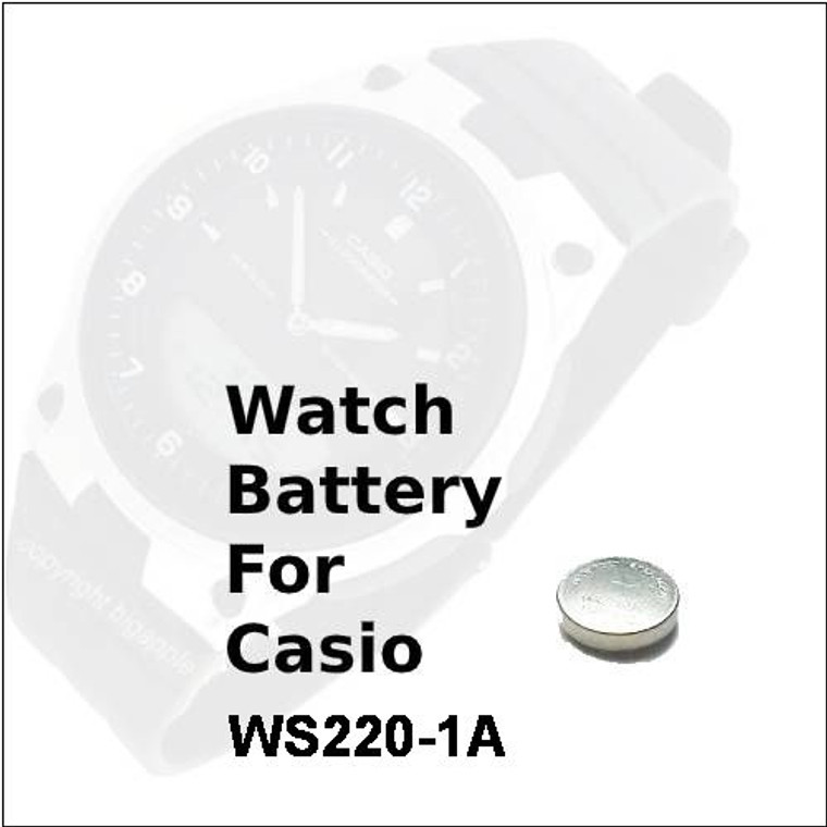 Watch Battery for Casio WS220 1A