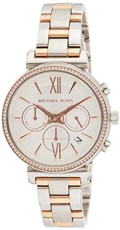 Michael Kors Women's Sofie Display Analog Quartz Rose Gold Watch (Model: MK6558)