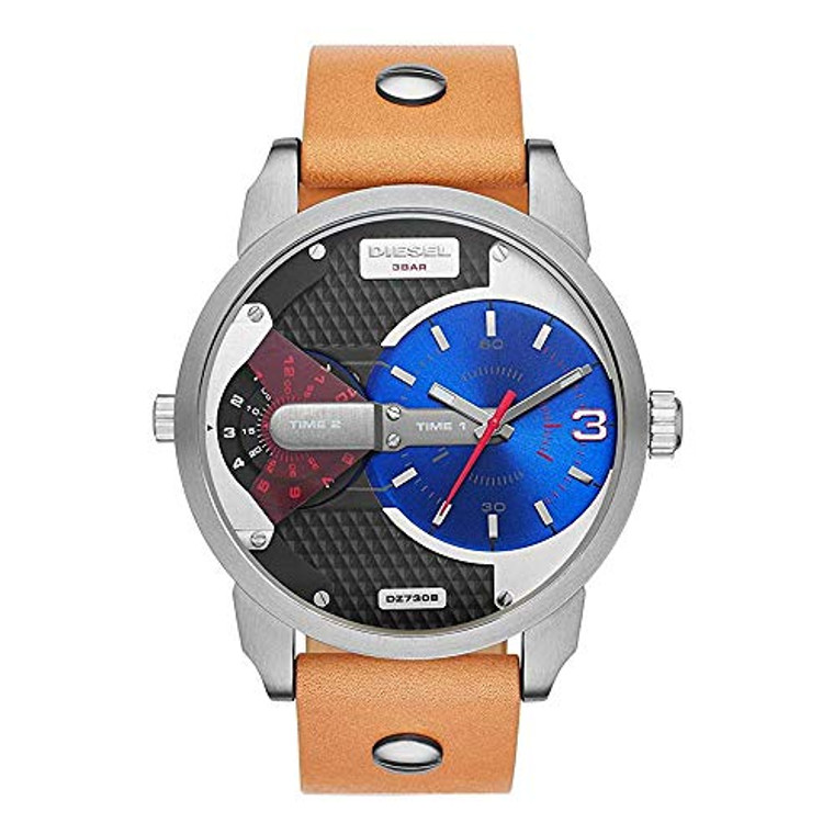 Diesel Men's DZ7308 Mini Daddy Nude Leather Watch