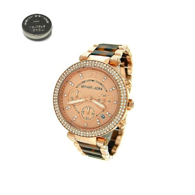 michael kors parker watch battery