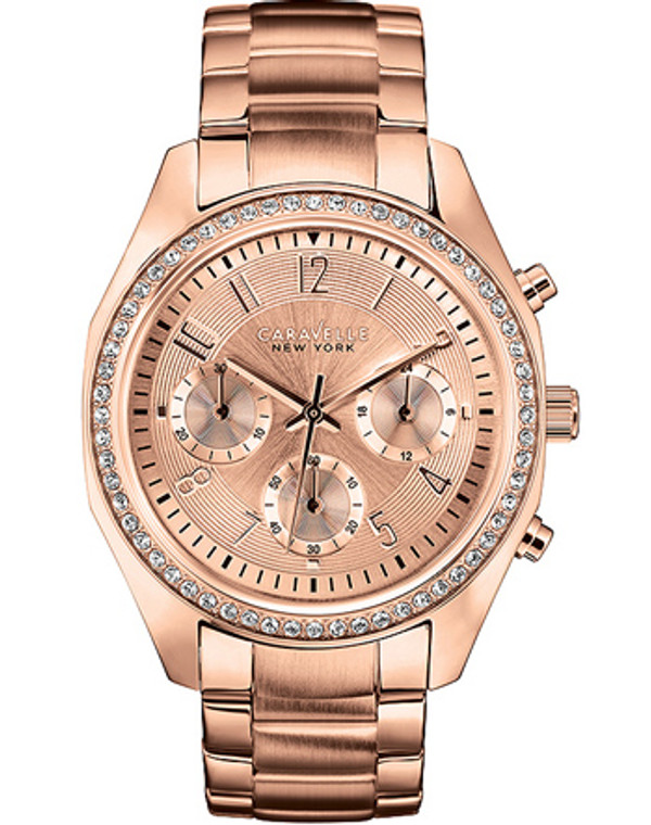 Caravelle New York By Bulova Rose Ladies Watch 44L117