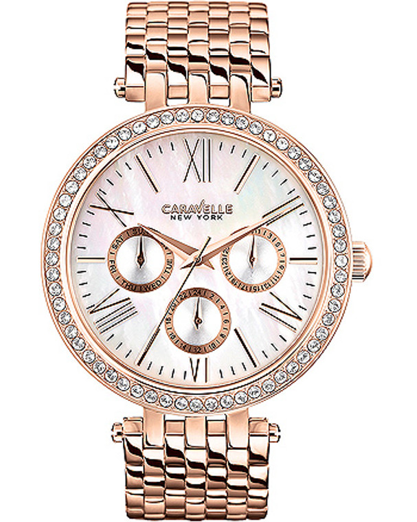 Caravelle New York By Bulova Rose Ladies Watch 44N101