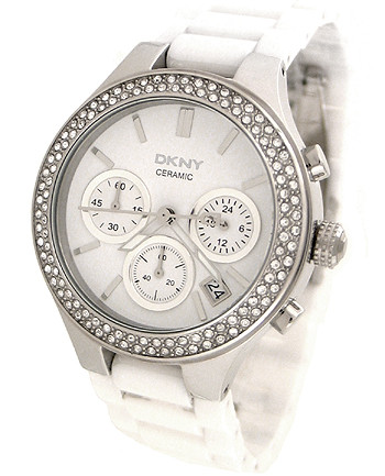 DKNY NY4985 stainless steel white ceramic watch Dkny Donna Karan New York NY4985 - Watch • Watchard.com main image 4