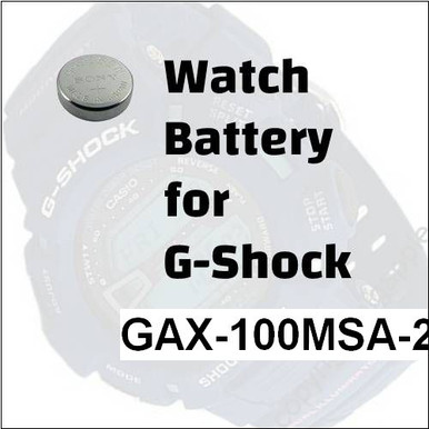 Watch Battery for G-Shock GAX-100MSA-2A