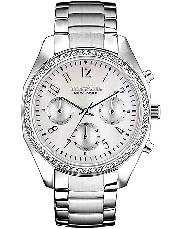 Caravelle New York By Bulova Silver Ladies Watch 43L159 display picture 3