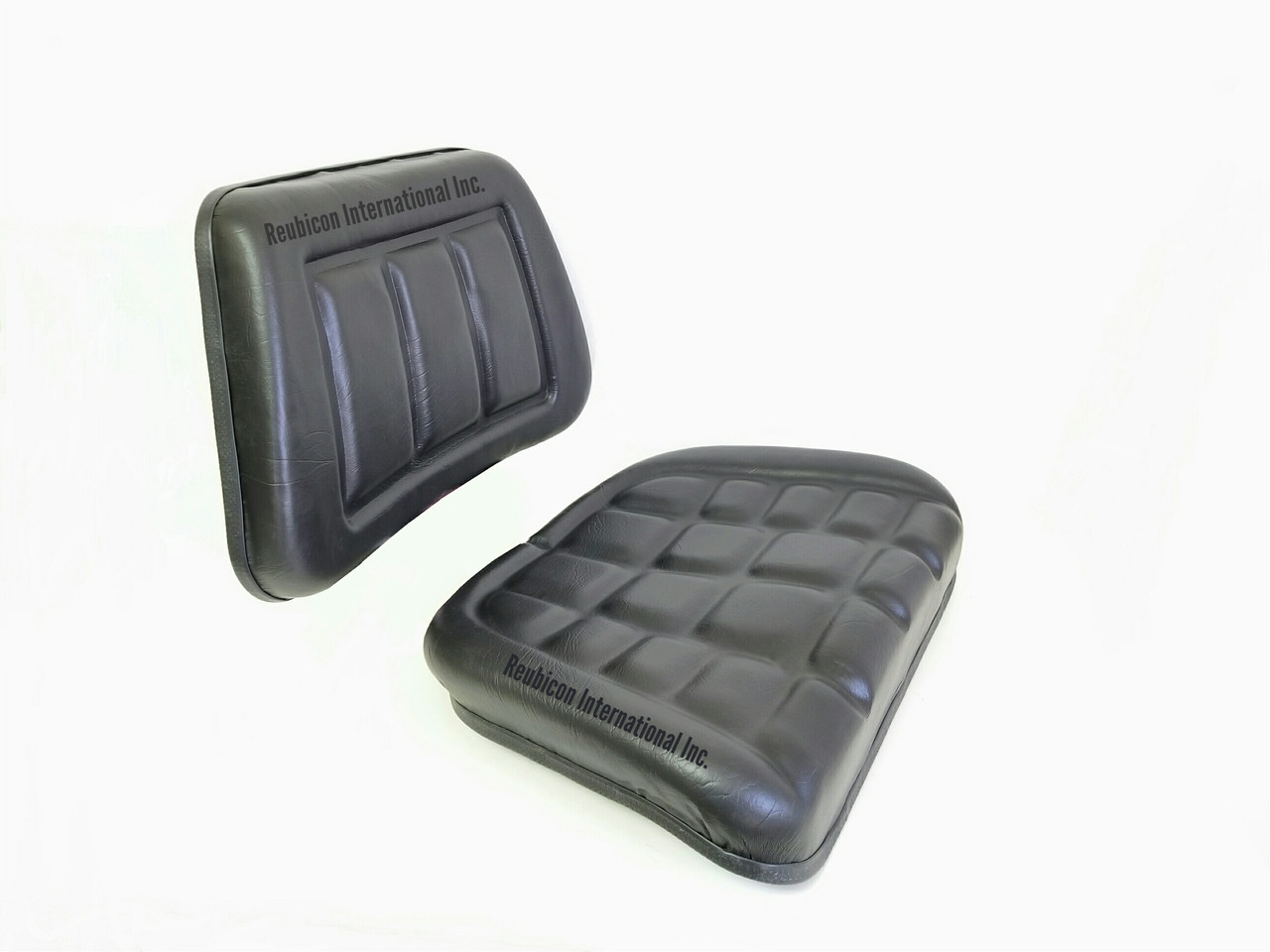 Seat Cushion with 4 Bottom, 2 Back - Black