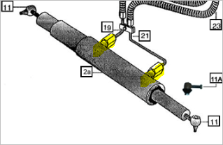 Mahindra Tractor Power Steering Cylinder Repair Kit 005555874R92Reubicon International Inc.